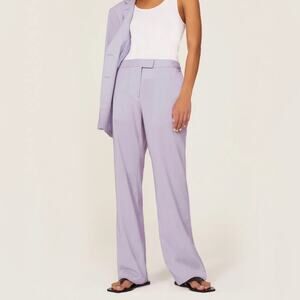 RTR Officine Générale Paris SZ 36 4 women dress pants purple ilenia straight leg